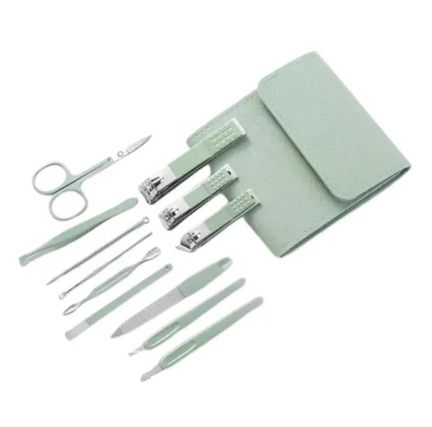 Kit Manicure Y Pedicura 12 Piezas 