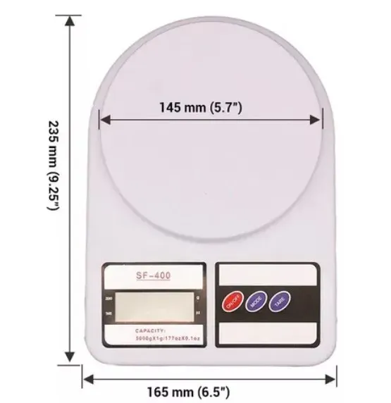 Bascula Electronica Pesa Gramera Sf400