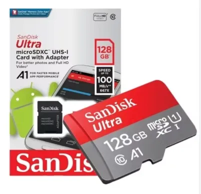 Memoria Micro SD 128GB SanDisk: Guarda más Momentos De Felicidad