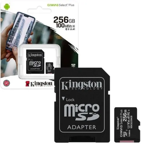 Memoria Micro SD 256GB Kingston: Velocidad y Rendimiento Inigualables