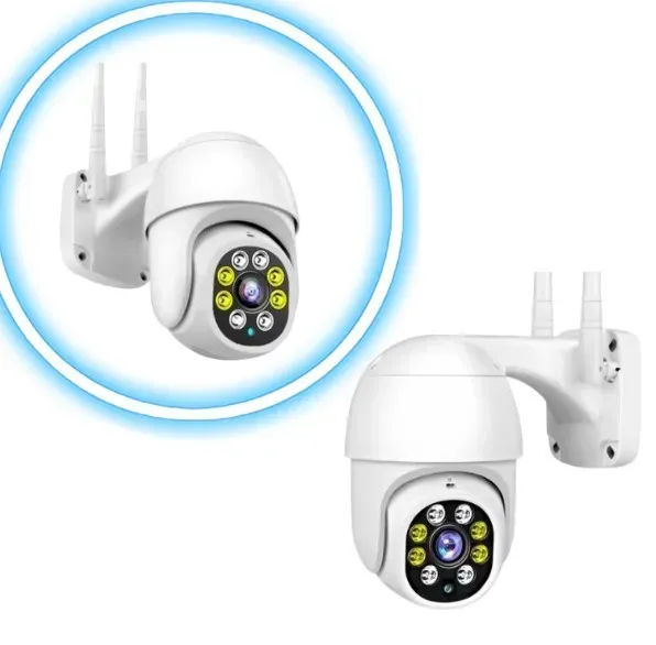 Cámara IP Rotativa Wi-Fi 360° para Seguridad del Hogar Ojos que Todo lo Ven