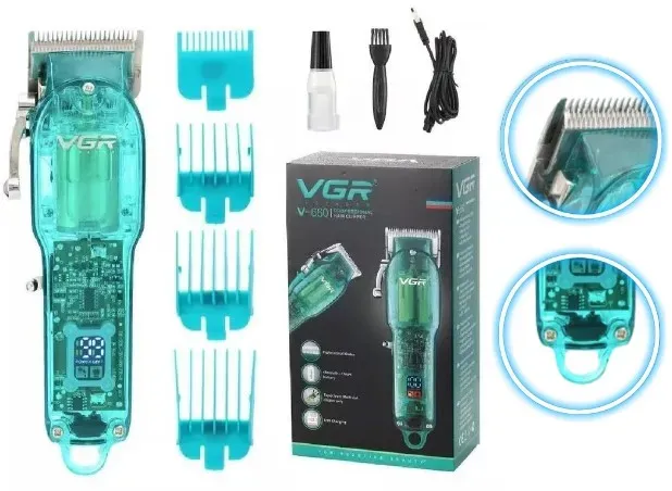 Maquina Corta Cabello Vgr V-660: Diseño Ergonómico Y Uso Cómodo