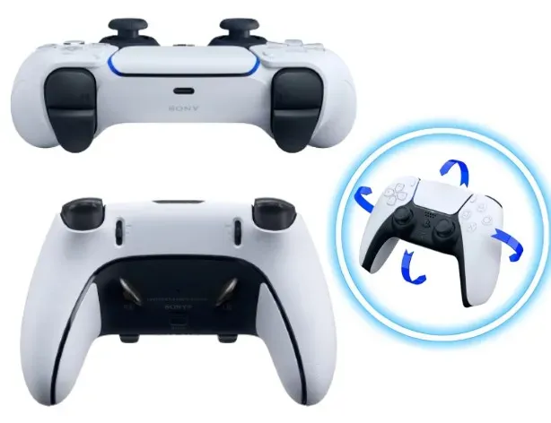 Control Inalámbrico Blanco Para PS5: Diseño Ergonómico Y Tecnología