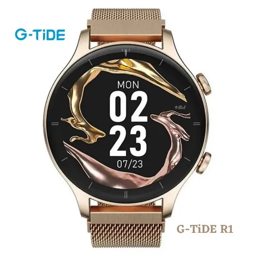 G-TIDE R1: El SmartWatch Dorado Para Acompañarte Diariamente