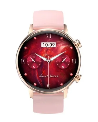 Reloj Inteligente Mobulaa Romance: Tu compañero inteligente con pantalla AMOLED (Oro Rosa)