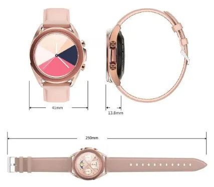 Smartwatch Mobulaa SK8 en Rosa Dorado: El Tiempo a la Moda