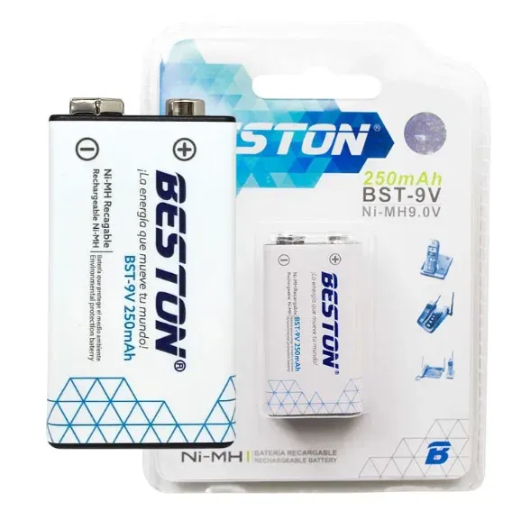 Batería Recargable BESTON BST-9V 250mAh 