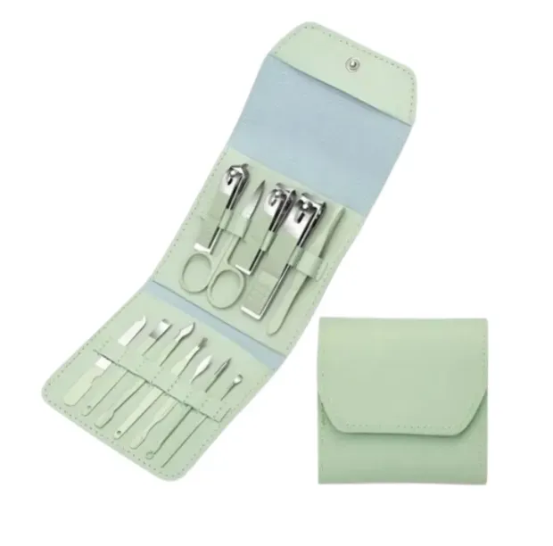 Kit Manicure Y Pedicura 12 Piezas 