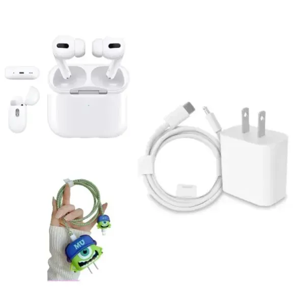 AirPods Pro 2 + Cargador 20W + Obsequio Forro De Cargador