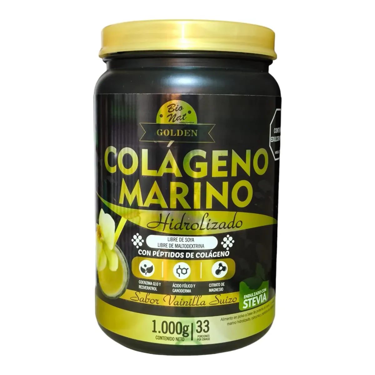 Colágeno Marino sin soya ni maltodextrina sabor a Vainilla