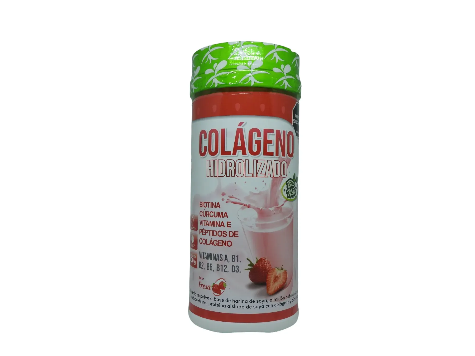 Colágeno Hidriolizado+Biotina+Curcuma+Vitaminas