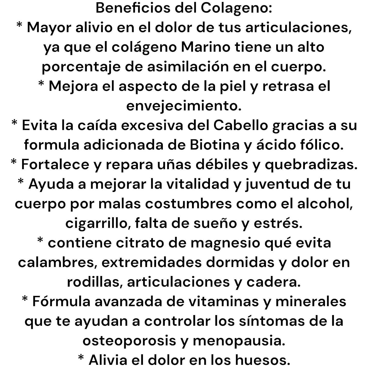 Un Colágeno Dorado Hidrolizado+Acido Fólico+Curcuma+Biotina+Magnesio