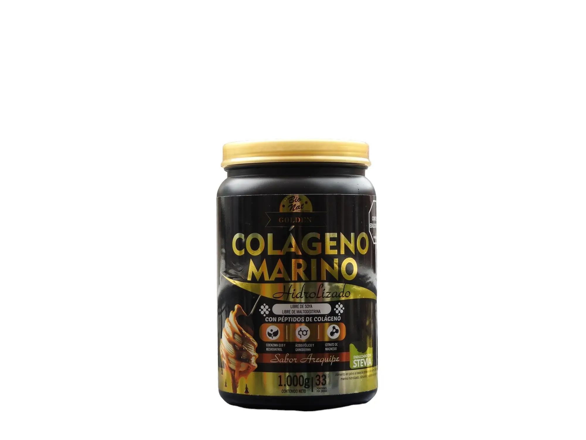 Colageno Marino libre de soya y maltodextrina con citrato de magnesio Arequipe