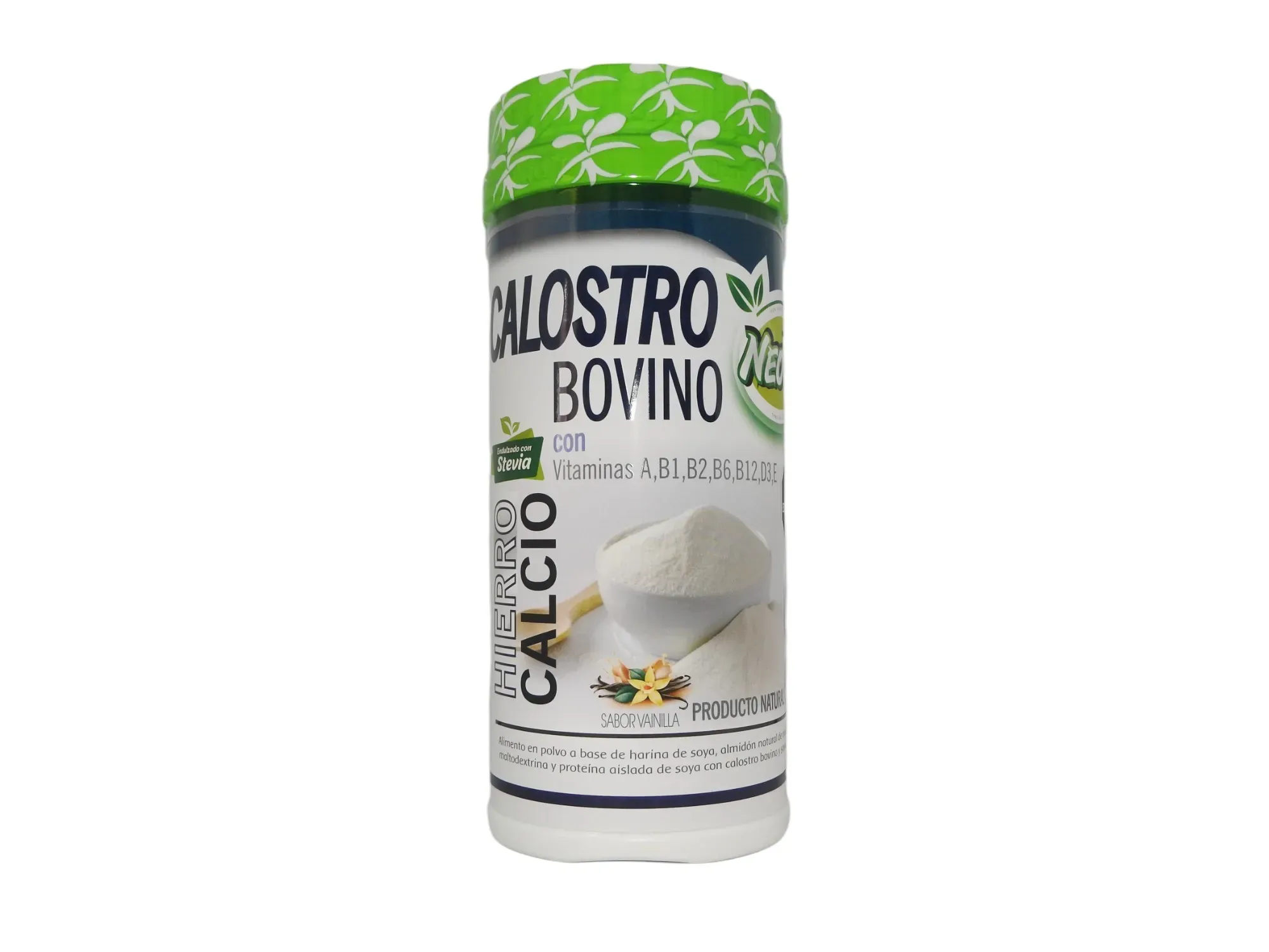 Un Calostro Bovino + Hierro+Calcio+Vitaminas A,B1,B2,B6,B12,D3,E