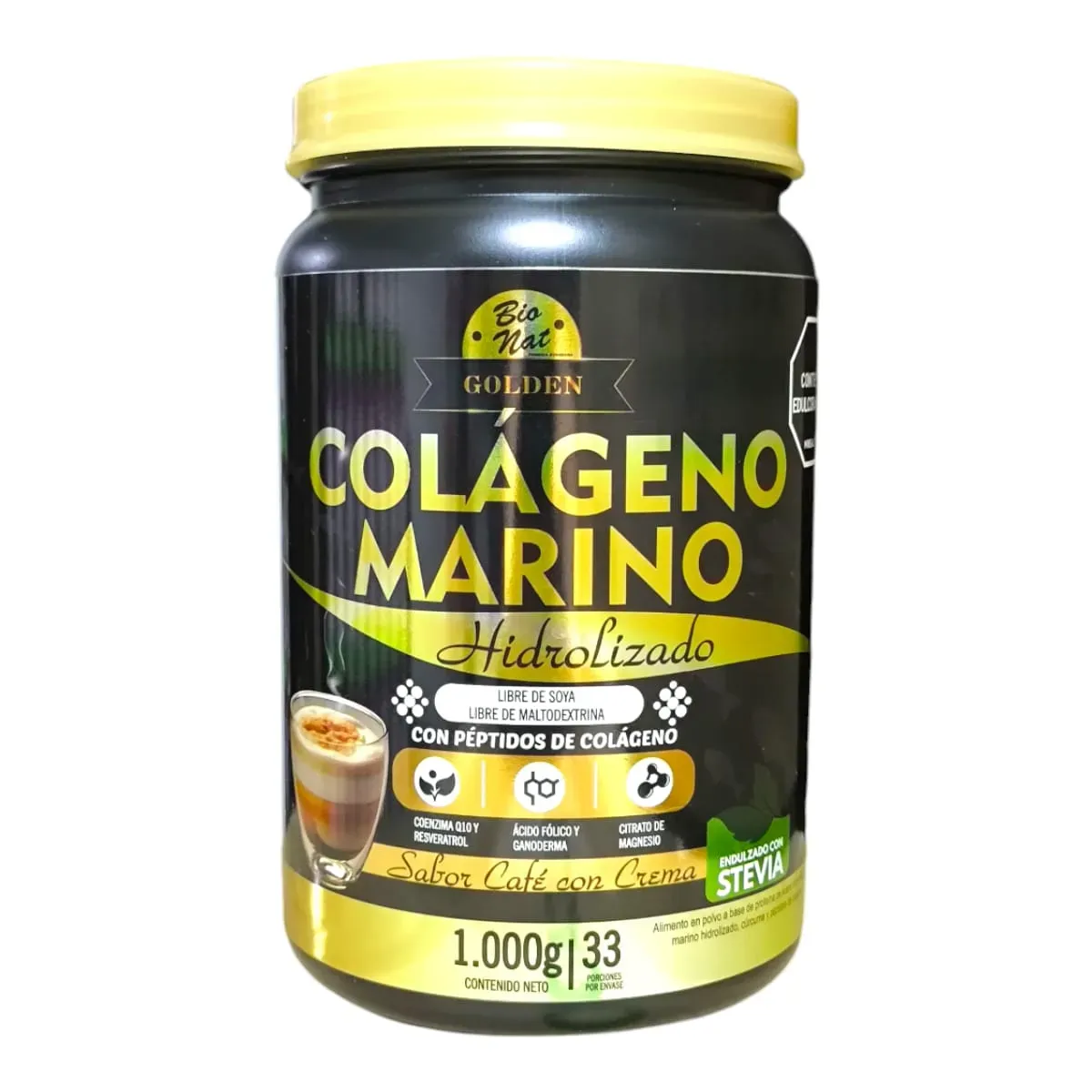 Colágeno Marino sin soya ni maltodextrina sabor a Café con Crema