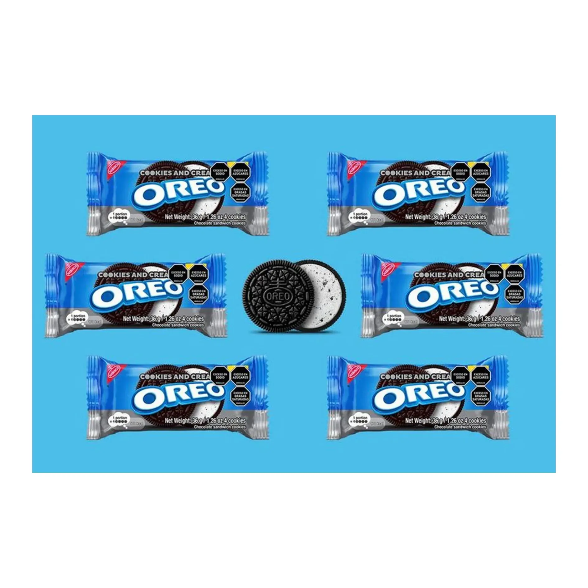 Galletas Oreo Cookies & Cream 3 Paq X6 Uds.