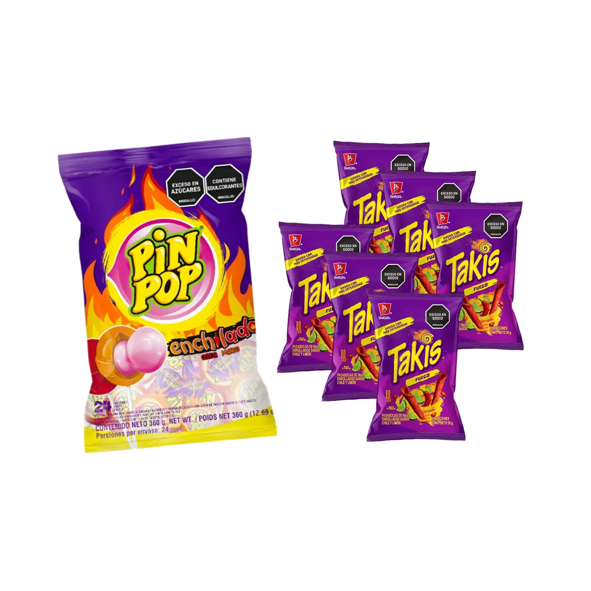 Combo Dulce Picante Takis Enchilado