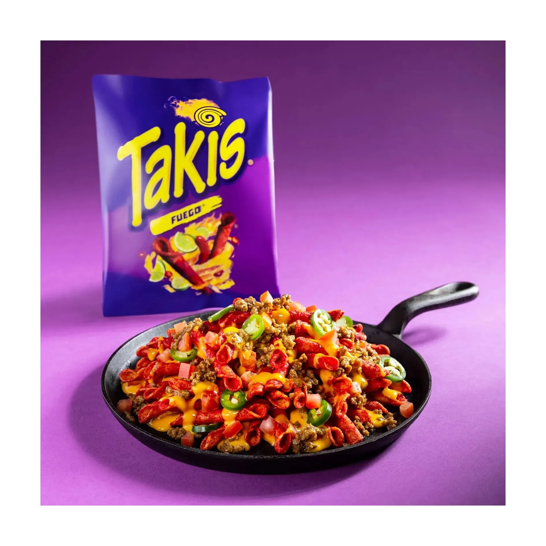 Bimbo Takis Fuego Chile Y Limon Bolsa x3 Paq x185gr