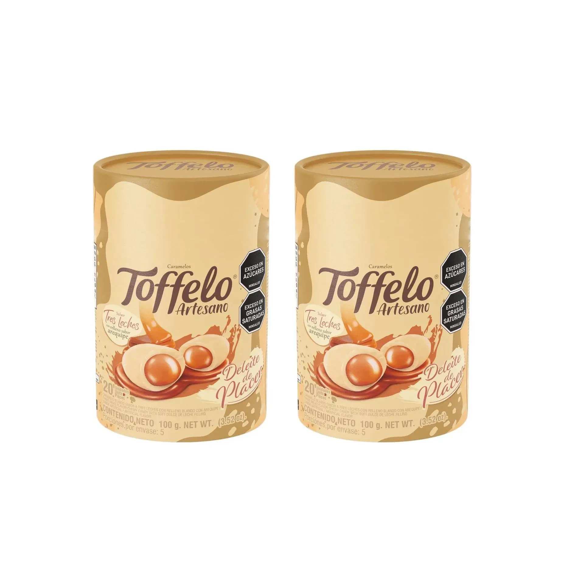 Caramelo Toffelo Tres Leches Y Arequipe Edicion Limitada X2