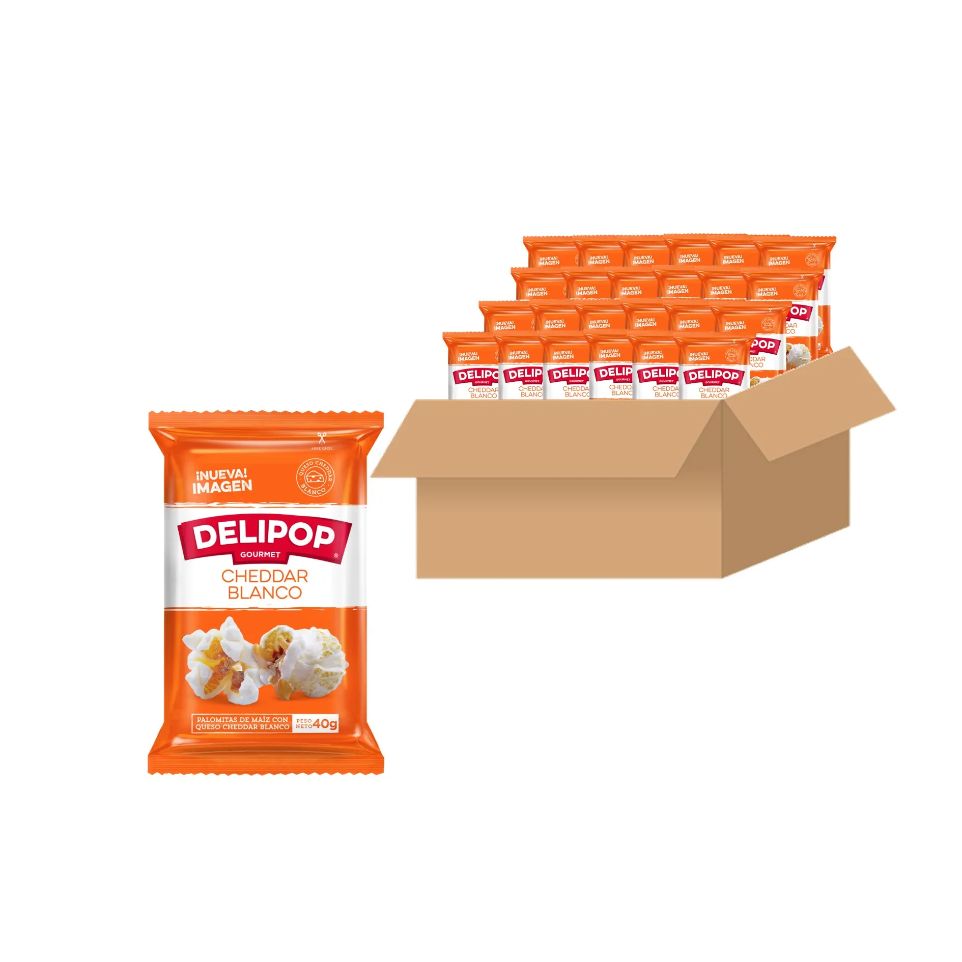 Delipop Crispetas Queso Cheddar X 24 Unidades