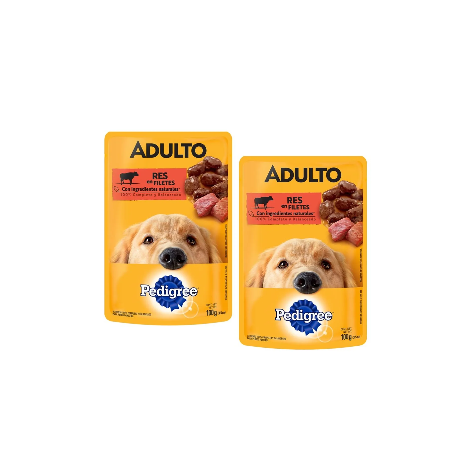 Pedigree Alimento Húmedo Perro Adulto Res Pague 1 Lleve 2