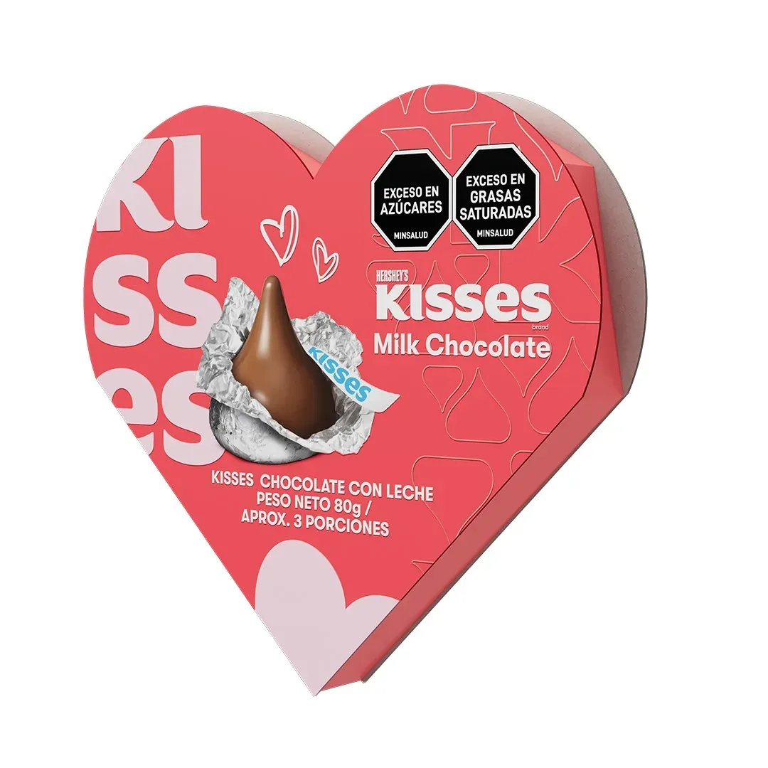 Hersheys Kisses Corazon Chocolate Amor Y Amistad