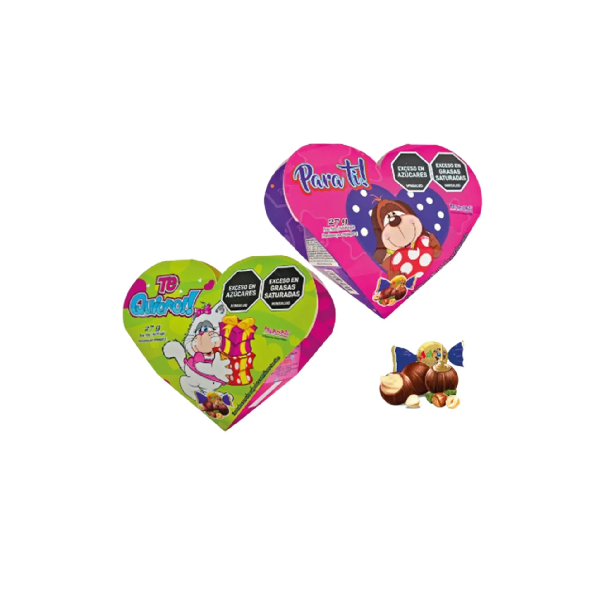 Estuche Chocolate Corazon Li Ema Adro X27gr