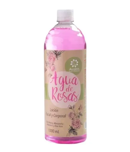 Agua de Rosas Tónico Facial y Corporal Spray Avaleís 1000 ml