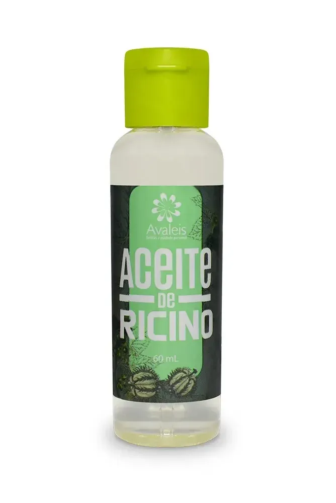 Aceite de Ricino Fortalece Cabello, Cejas Pestañas y Uñas AVALEIS  60 ml