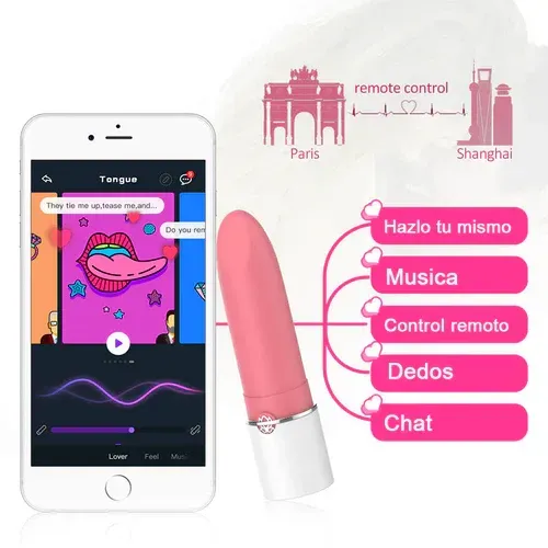 Vibrador Mini con APP Lotus MAGIC MOTION