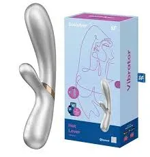 Vibrador hot lover plateado Satisfyer