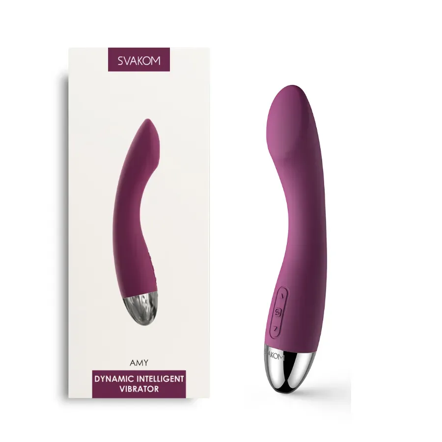 Vibrador Punto G Amy Morado Svakom