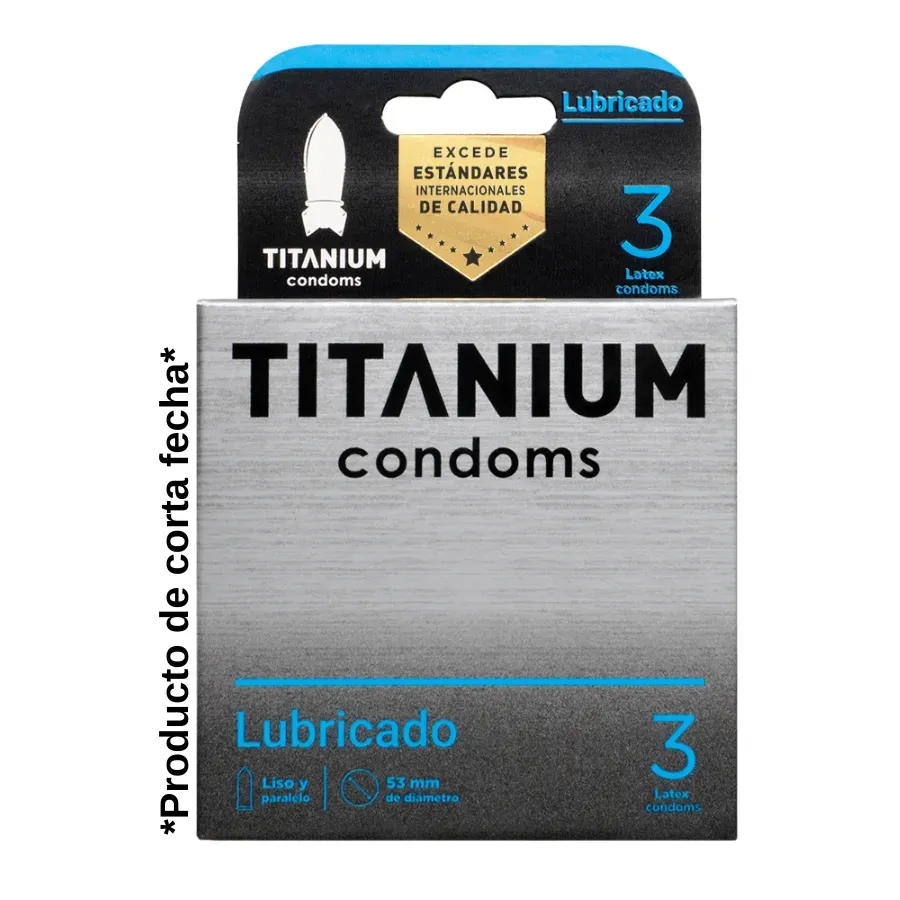 Condones Lubricados x3 Titanium