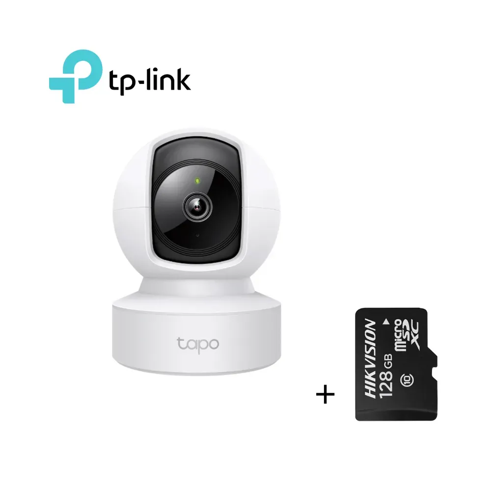 Camara De Seguridad Tapo C200  + Memoria Micro SD 128 GB Clase 10