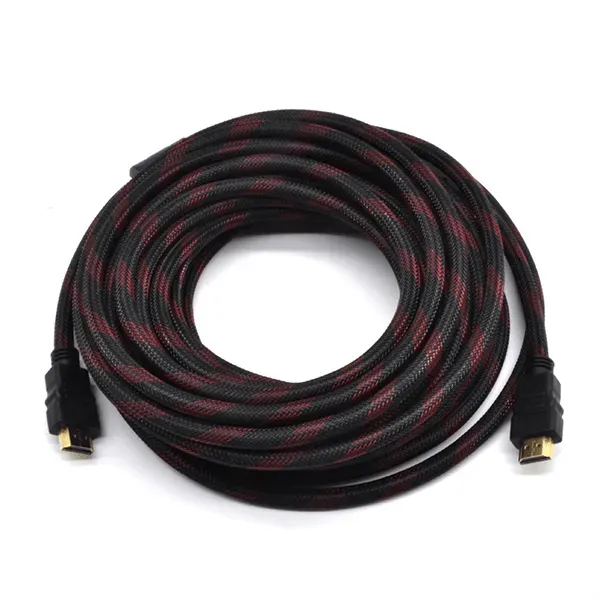 Cable Hdmi 10 Mts Encauchetado 100% Cobre 