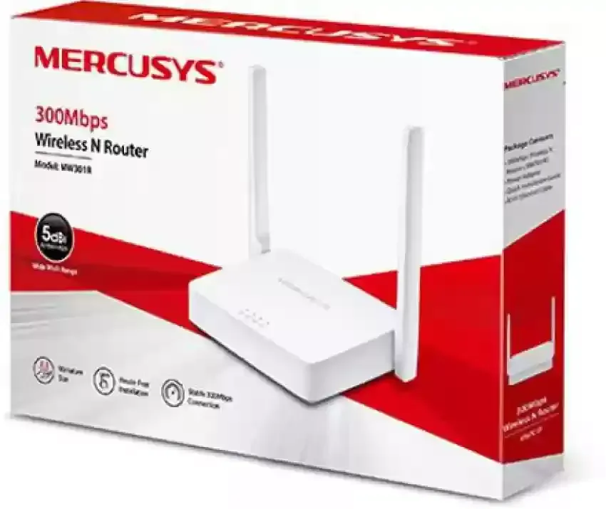 Router Inalámbrico 2 Antenas 300mbps Mercusys 