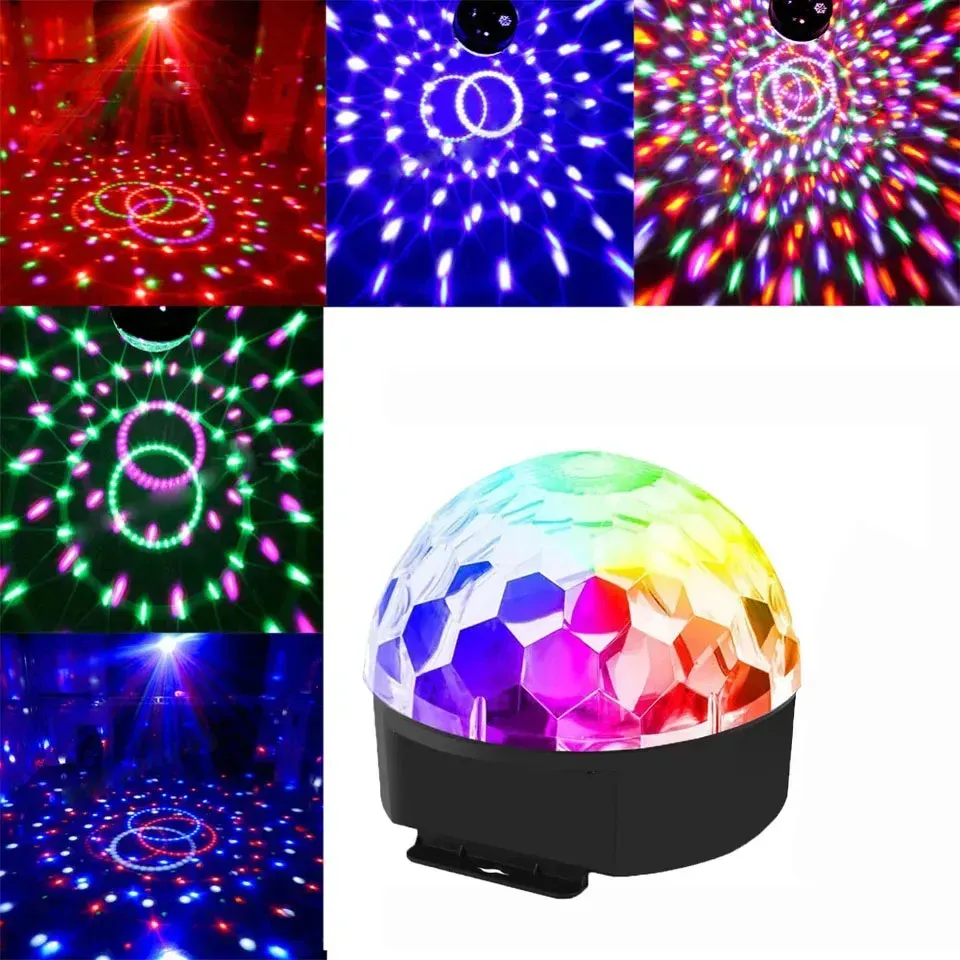 Esfera Led Audio Rítmica Luces Discotecas Magic Ball