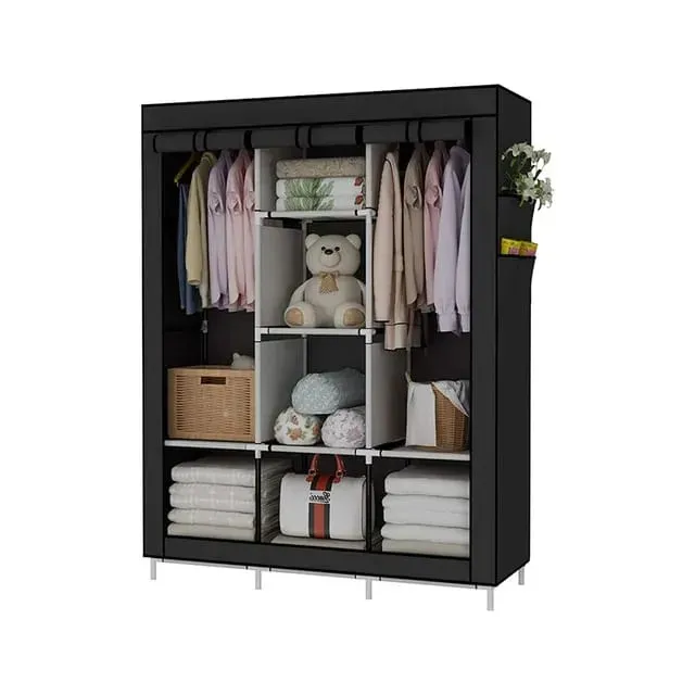 Closet Ropero Armable 3 Puertas Organizador Portatil Color M