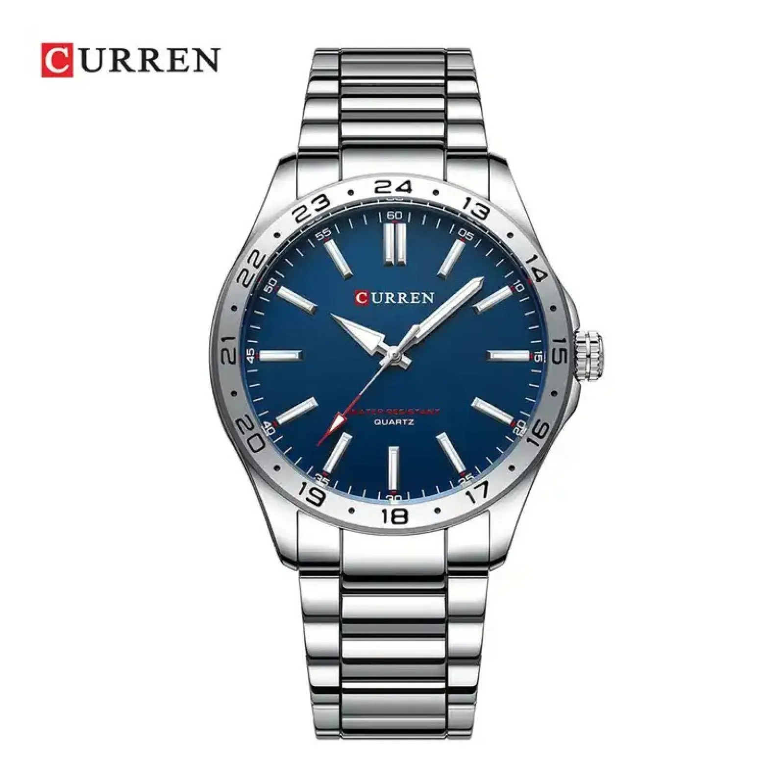 Reloj CURREN Original Banda De Acero Inoxidable 3ATM Impermeable 8453