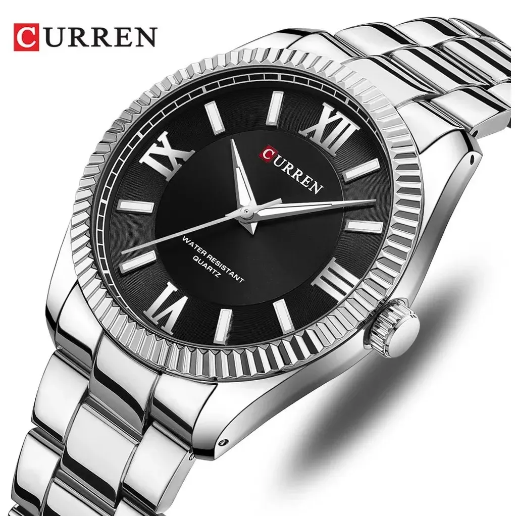 Reloj CURREN Original Acero Inoxidable 3ATM Impermeable 8453