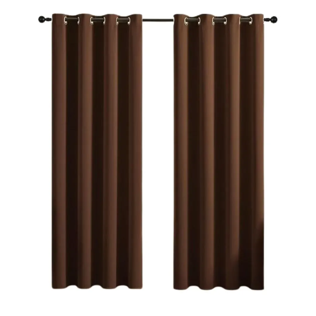 Juego De Cortinas Blackout Premium 280x220 Cm