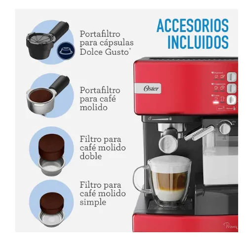 Cafetera Automatica De Espresso OSTER