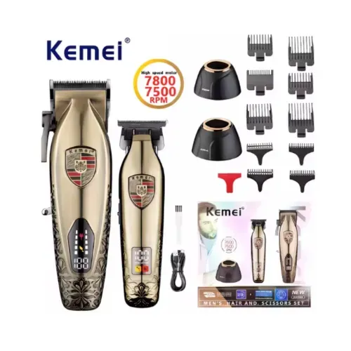 Kit de Maquina De corte Prodessional Original Kemei KM-2365