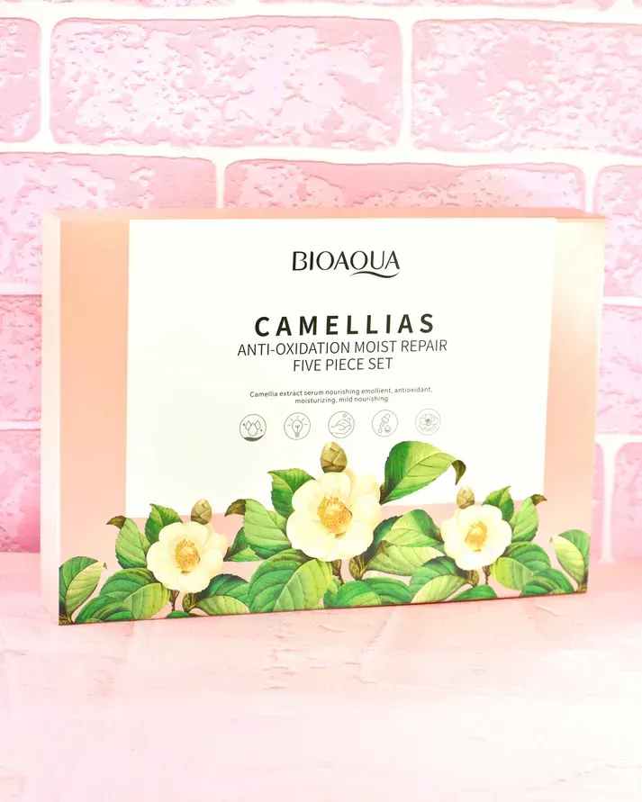 Kit Cuidado Facial De Flor De Camelias - Bioaqua 