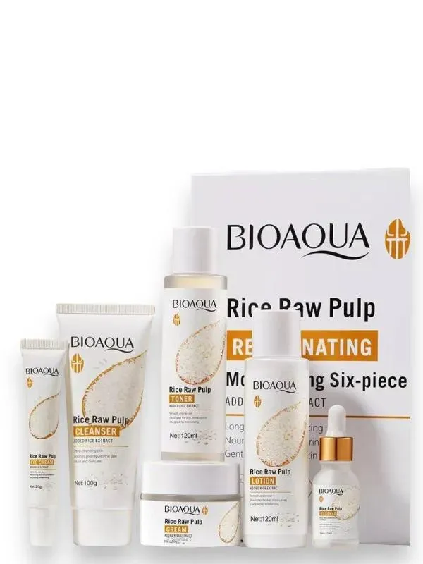 Kit Cuidado Facial de Arroz - Bioaqua 