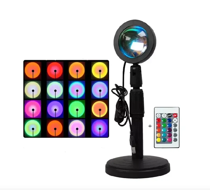 Lámpara Led Rgb Tiktok Proyector Control Remoto Usb 5v Multi