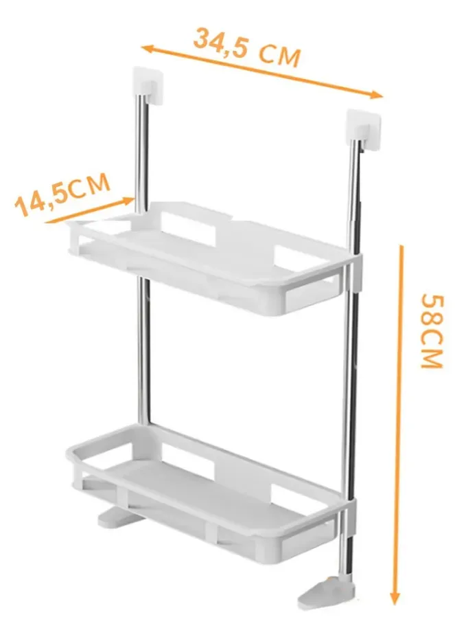 Organizador Estante Para Baño Repisa Inodoro