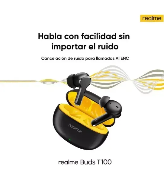 Audífonos In-ear Inalámbricos Realme Buds T100 