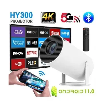 Proyector HY300 Smart 4K Android11 Wifi Bluetooth