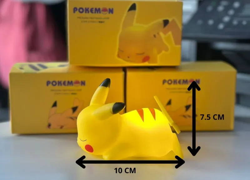 Lampara Led de Pokemon Pikachu